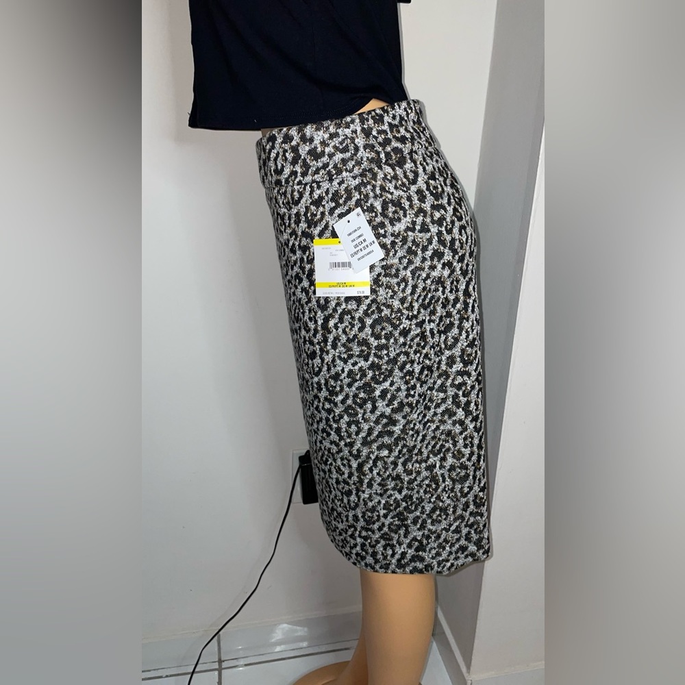 KASPER ANIMAL PRINT SKIRT SIZE M